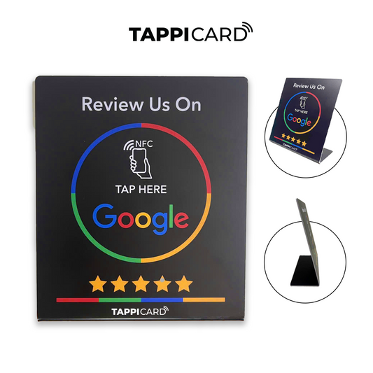 Large Size Tappi Google Reviews Stand